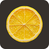 Bright yellow lemon slice showcasing fresh citrus for healthy eating and culinary use.